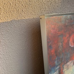 キャンバスの木枠と、額縁の画像