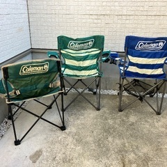 コールマンアウトドアチェア　3脚セット！の画像
