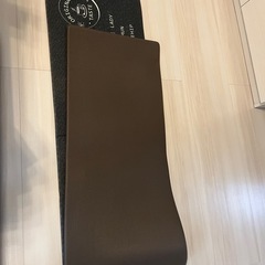 ニトリ　キッチンマット黒45✖️240の画像