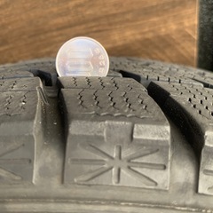 ⭐️4本価格⭐️スタッドレス 185/60R15 GOODYEAR ICENAVI6 ＋WARENホイール🛞の画像