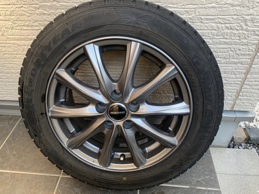 ⭐️4本価格⭐️スタッドレス 185/60R15 GOODYEAR ICENAVI6 ＋WARENホイール?