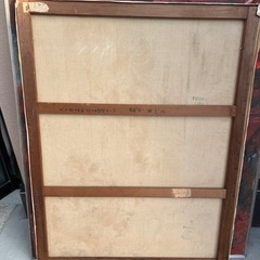 キャンバスと木枠の画像