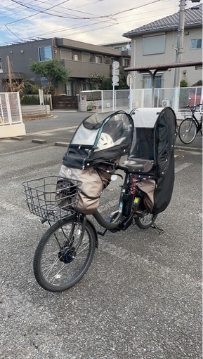 ブリヂストン　ビッケモブdd 3人乗り電動自転車