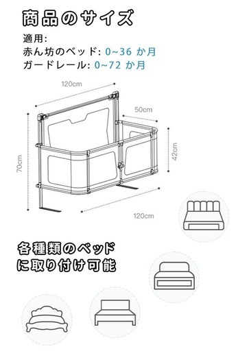 添い寝用　ベビーベッド