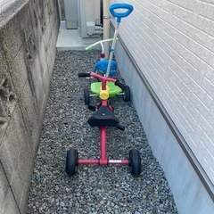 三輪車2台の画像