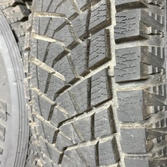 ブリヂストン ブリザック ジムニー 215/80R16 JA11純正アルミ付き 中古の画像