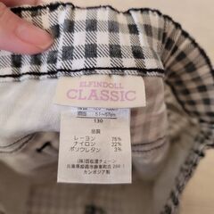 ELFINDOLL CLASSIC チェック柄パンツ 130 クラシック ズボンの画像
