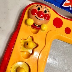 アンパンマン　天才脳らくがき教室　イラストシートと平仮名シートの画像