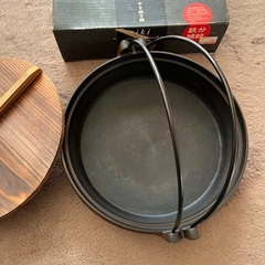 鉄製　すき焼き鍋　ガスコンロ用の画像