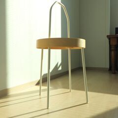 サイドテーブル（取っ手付き）【小金井市民限定】（小金井市再生家具）品番：12-01-03 ※新規優先の画像