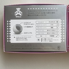 Wilson  レディース　ゴルフボール　未使用の画像