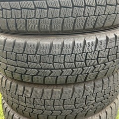 12月4日　お取引終了　8部山以上！　155 65 r14 スタッドレス　スズキ純正ホイール　4本セットの画像
