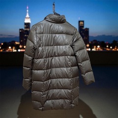 美品　BEAMS BOY　ロングダウンジャケット　取外ファーフード　ブラウンの画像