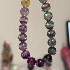 パワーストーンカラフルフローライトの画像