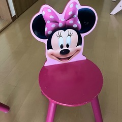 ミニーちゃんデスク＆チェアの画像
