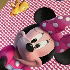 ミニーちゃんデスク＆チェアの画像