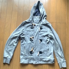 ダッフル系アウター　グレーの画像