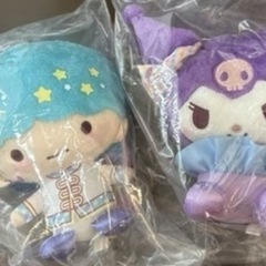 サンリオキャラクターズいちご新聞640号コラボぬいぐるみ①/キキ、クロミの画像