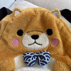 柴犬 ふわもこリュック キッズ の画像