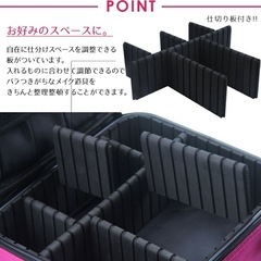 ブラック キルティング 大容量 メイクボックス 化粧品収納 バッグ型 美品の画像