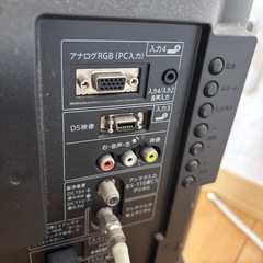 【無料でお譲りします】シャープ液晶テレビの画像