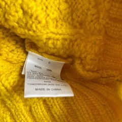 EDITION ニット　イエローの画像