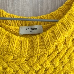 EDITION ニット　イエローの画像