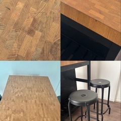 IKEA アイランドキッチン　カスタムの画像