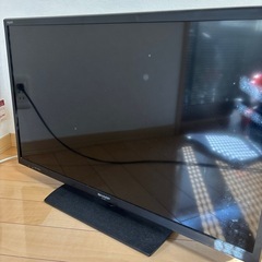 【無料でお譲りします】シャープ液晶テレビの画像