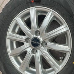 185/70R14 スタッドレスタイヤ　ブリヂストンwintermaxx wm02 バルミナホイールの画像