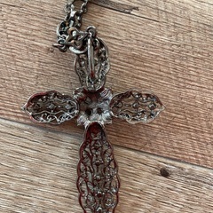 【CUL DE PARIS】キユードパリ クロス型ペンダントネックレスの画像