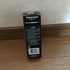 未使用品　ゴルフボール　ブリヂストン　ツアーB330X   3個入り　白の画像