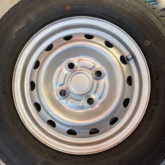 軽自動車　ホイール付き貨物タイヤの画像