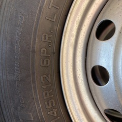 軽自動車　ホイール付き貨物タイヤの画像