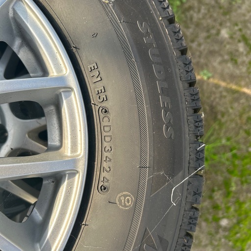 冬タイヤ155/80R13