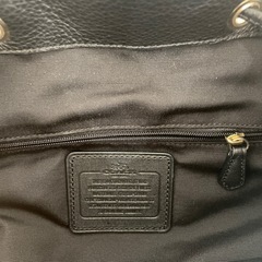 COACH（コーチ）　リュック ブラック　美品！本革の画像