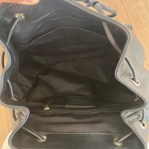 COACH（コーチ）　リュック ブラック　美品！本革