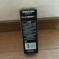 未使用品　ゴルフボール　ブリヂストン　ツアーB330X   黄色　　3個入りの画像