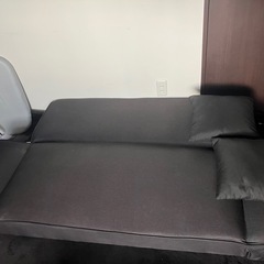 2人掛け　ソファーベットの画像