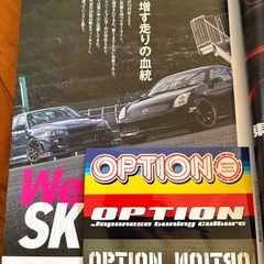 【美品】OPTION 12月号 オプション 特別付録ステッカー付属の画像