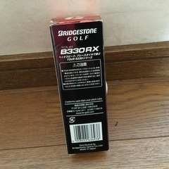 未使用品　ゴルフボール　ブリヂストン　B330RX    白　3個入りの画像