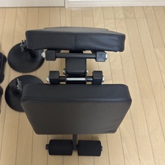 【未使用/セット】可変式ダンベル（12kg×2）＋トレーニングベンチ｜引き取り限定の画像