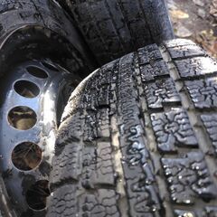 ホンダ純正　フィット鉄チン　スタッドレス　中古の画像