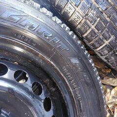 ホンダ純正　フィット鉄チン　スタッドレス　中古の画像