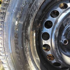 ホンダ純正　フィット鉄チン　スタッドレス　中古の画像