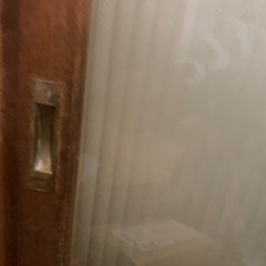 アンティーク　ヴィンテージ　モールガラス戸の画像