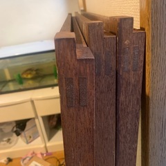 アンティーク　ヴィンテージ　モールガラス戸の画像