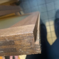 アンティーク　ヴィンテージ　モールガラス戸の画像