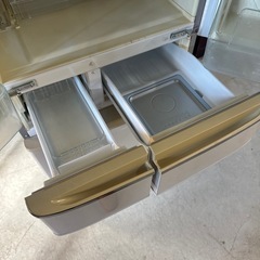 パナソニック6ドア冷蔵庫426L 製氷機有り　清掃&除菌済みの画像