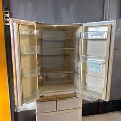 パナソニック6ドア冷蔵庫426L 製氷機有り　清掃&除菌済みの画像